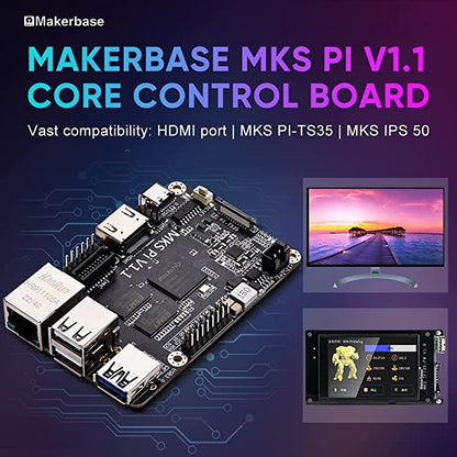 [MKS PI V1.1] Microcomputer Board,Direct Support Klipper Screen, Easy Connect with 3D Printer