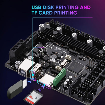 [MKS Eagle V1.0] 3D Printer Control Board With Tmc2209 Driver, Supports 2 Extruder,Support Marlin & Klipper